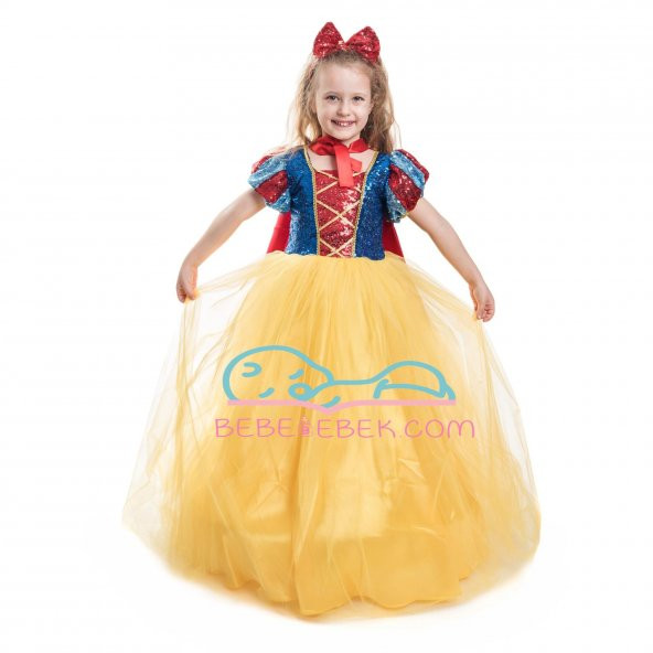 Pamuk Prenses Kostümü -Pelerinli Pamuk Prenses Kostümü