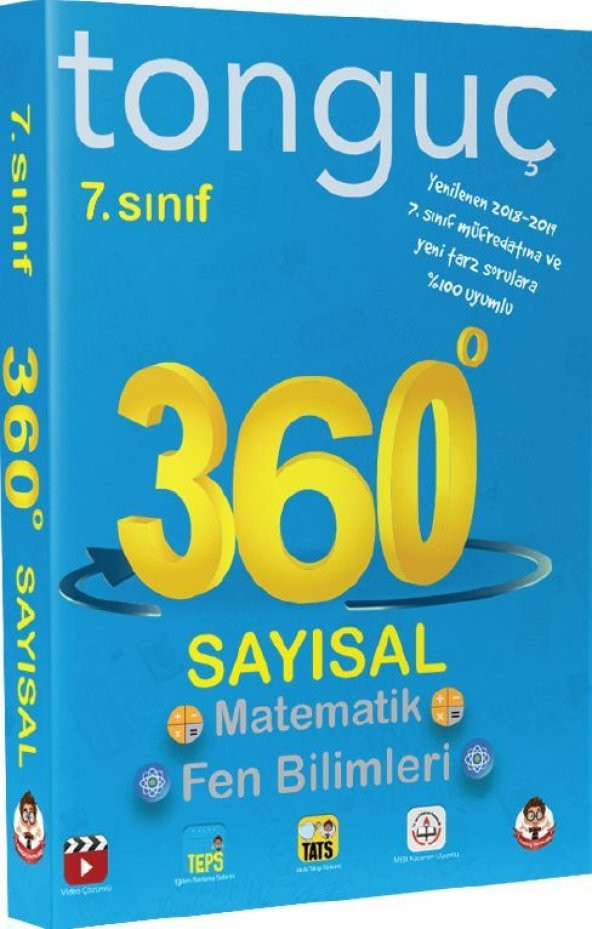 Tonguç Akademi 7. Sınıf 360 Sayısal Matematik Fen Bilimleri