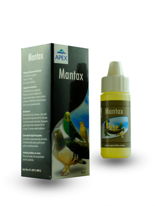 Apex Mantax Kuşlar İçin Mantar 30 ml