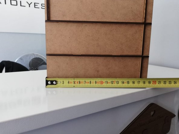 Ahsap Makyaj Malzemesi Düzenleyici Makyaj Masası Organizer Komidin Düzenleme Ünitesi - 7