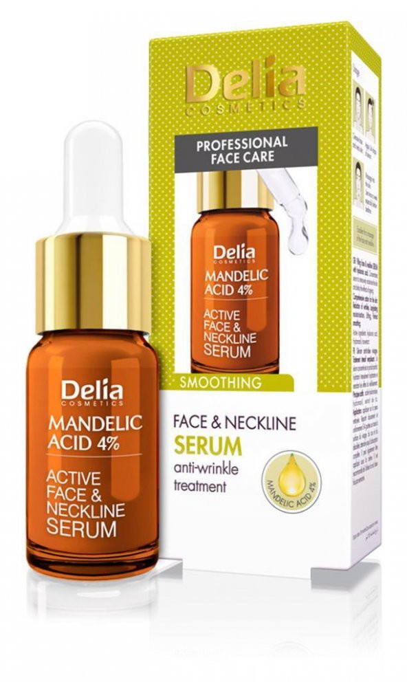 Delia Mandelic Almond Acid 5 Smoothing Face Neckline Serum 10ml