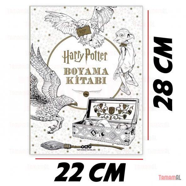 HARRY POTTER BOYAMA KİTABI + Renkli Boya kalem Seti - 2
