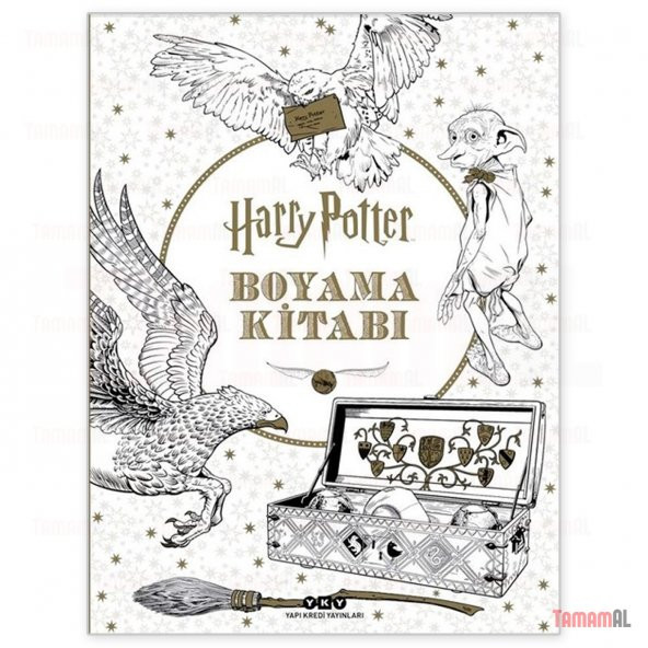 HARRY POTTER BOYAMA KİTABI + Renkli Boya kalem Seti - 3