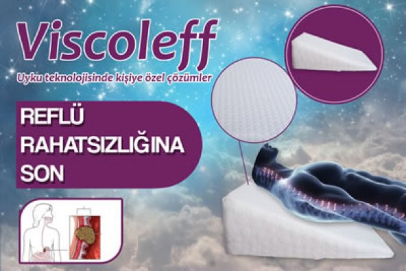 Reflü Yatağı ve Yastığı BAMBU Kılıf - 70x60x23 cm- - 2