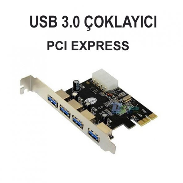 USB 3.0 PCI EXPRESS PCI-E 4 PORT KART ÇOKLAYICI PCIE