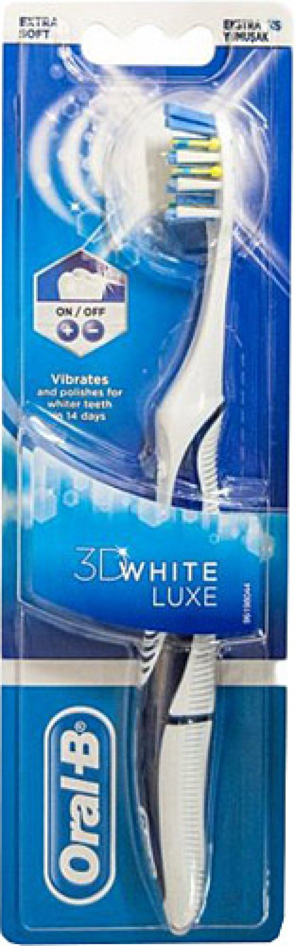 Oral B 3D White Luxe Pilli Diş Fırçası Ekstra Yumuşak