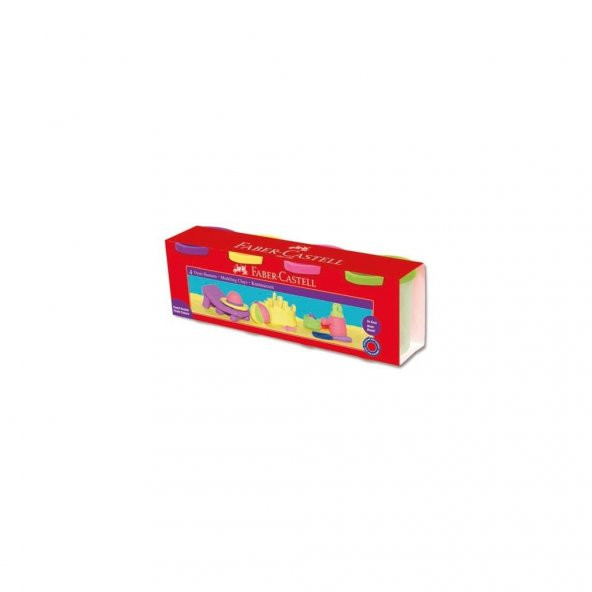 Faber Castell Su Bazlı Oyun Hamuru Pastel Renkler 440 gr
