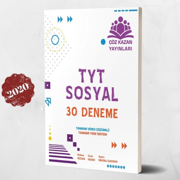 Çöz Kazan Yayınları YKS 1. Oturum TYT Sosyal 30 Deneme