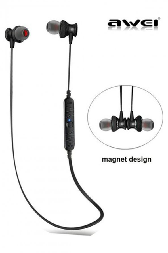 Awei Stereo Bluetooth Kulaklık (Ter ve Su Geçirmez) A980BL Siyah