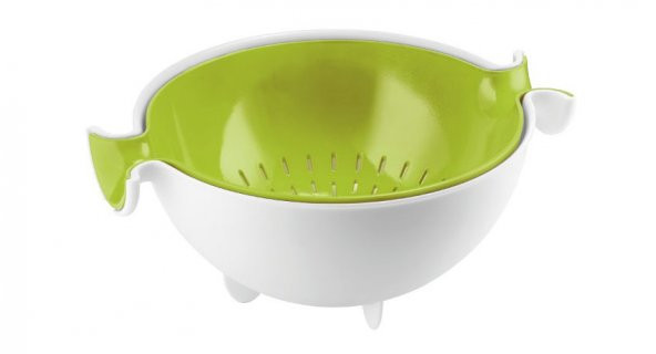 ÇOK AMAÇLI SÜZGEÇ ve KASE SETİ MEYVE SEBZE YIKAMA KASESİ - 7