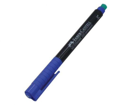 FABER CASTELL SİLİNMEZ ASETAT KALEMİ CD KALEMİ S-M KRMZI-SYH-MAVİ - 4