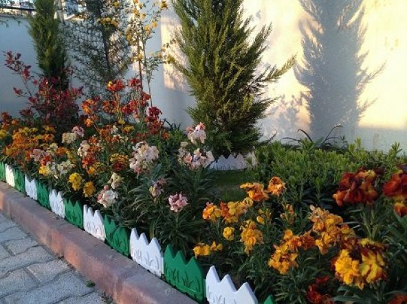 DEKORATİF GEÇİRMELİ BAHÇE ÇİTİ 40 ADET (5 PAKET) 680 CM - 2