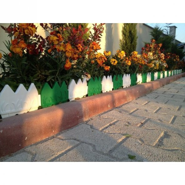 DEKORATİF GEÇİRMELİ BAHÇE ÇİTİ 40 ADET (5 PAKET) 680 CM - 3