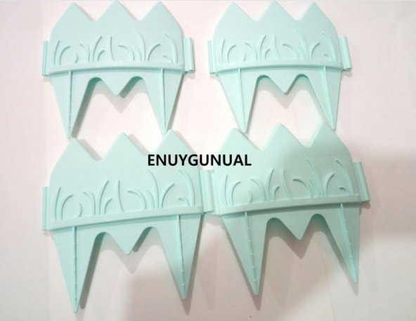 DEKORATİF GEÇİRMELİ BAHÇE ÇİTİ 40 ADET (5 PAKET) 680 CM - 9