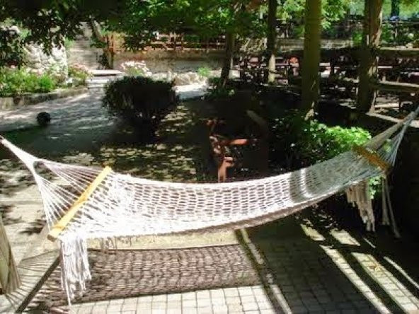 Tek Kişilik Çift Makrome Örgülü Pamuk Hamak Bağlama İpi Dahil - 2