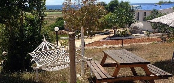 Tek Kişilik Çift Makrome Örgülü Pamuk Hamak Bağlama İpi Dahil - 3