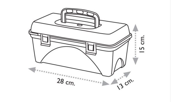 12 İNÇ KALİTELİ TAKIM ÇANTASI 28x13x15 - 2