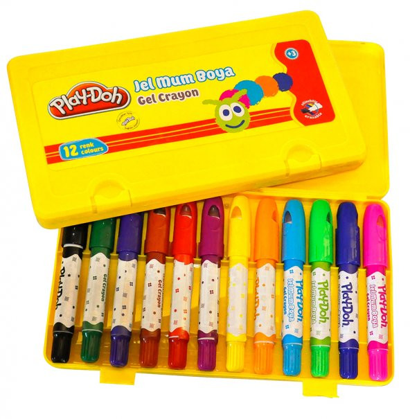 Play-Doh Jel Mum Boya crayon 12 Renk ücretsiz kargo