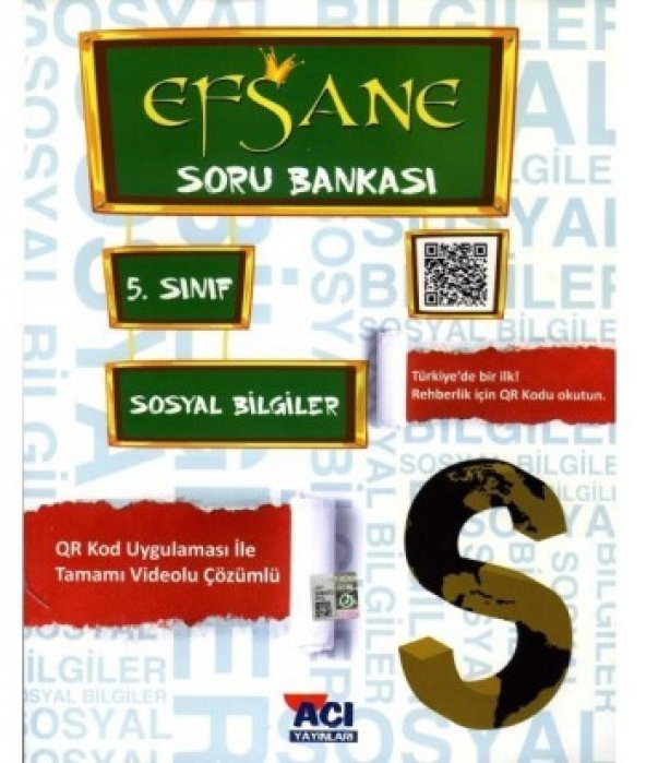 Açı Yayınları 5. Sınıf Sosyal Bilgiler EFSANE Soru Bankası