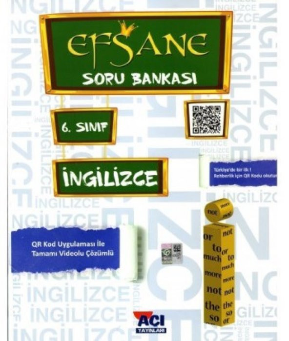 Açı Yayınları 6. Sınıf İngilizce EFSANE Soru Bankası