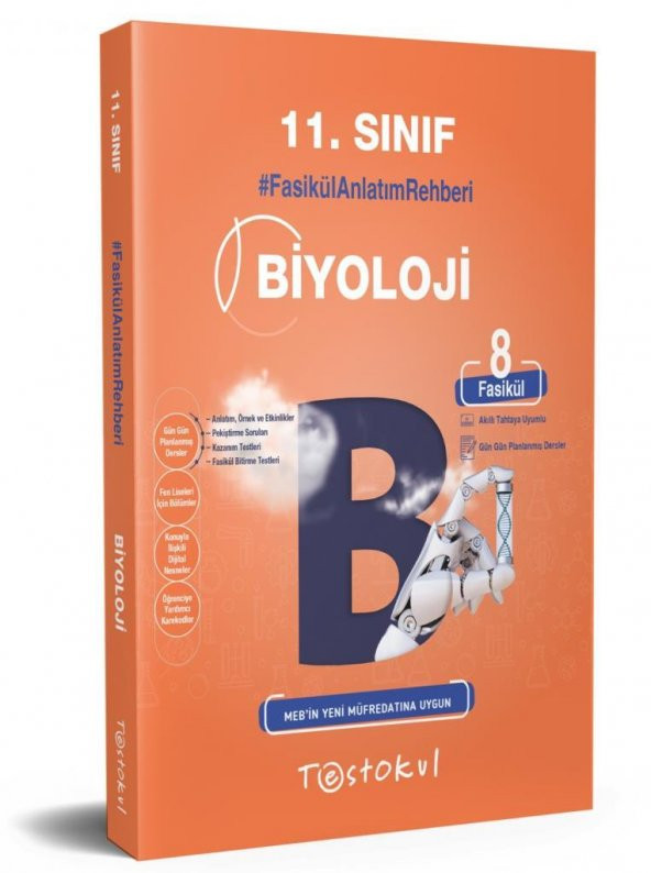 Test Okul 11. Sınıf Biyoloji Fasikül Konu Anlatımlı Ders Rehberi - 1