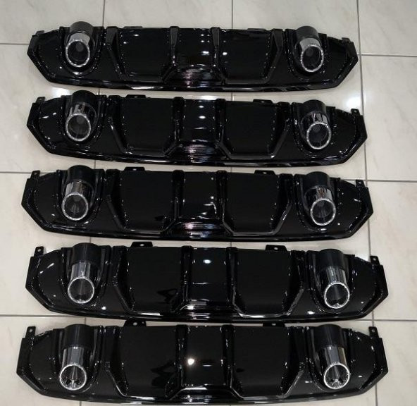 Oled Garaj Honda Civic Fc5 Tek Çıkış Egzozlu Difüzör Piano Black Işıksız - 1