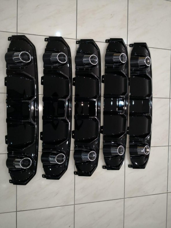 Oled Garaj Honda Civic Fc5 Tek Çıkış Egzozlu Difüzör Piano Black Işıksız - 5