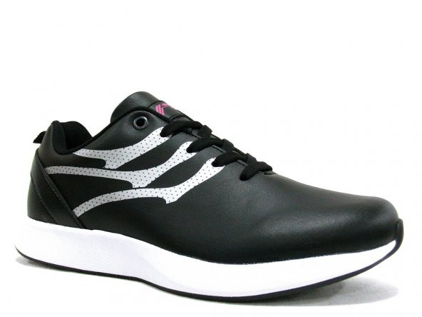 Tracker Wind Siyah Gümüş Bağcıklı Sneakers Spor Ayakkabı