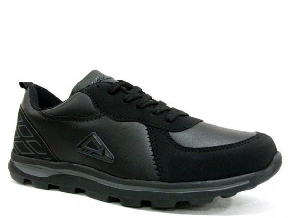 Tracker Fless Siyah Bağcıklı Sneakers Spor Ayakkabı