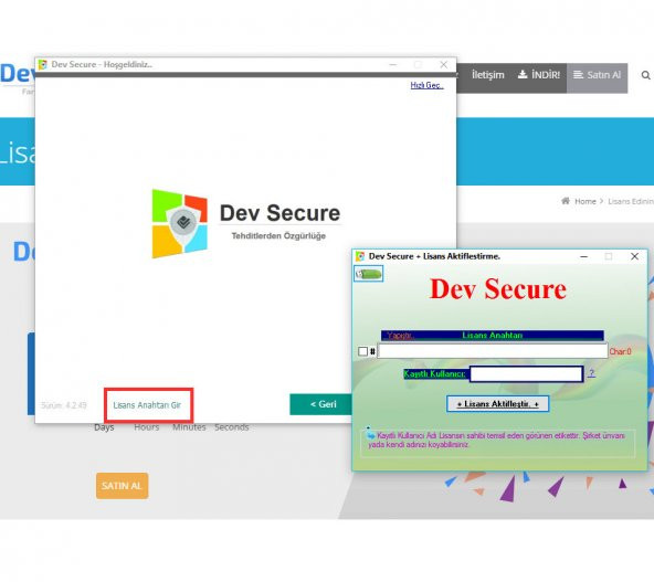 Dev Secure - 1PC, 2YIL - Masaüstü Yerli Antivirüs - 3