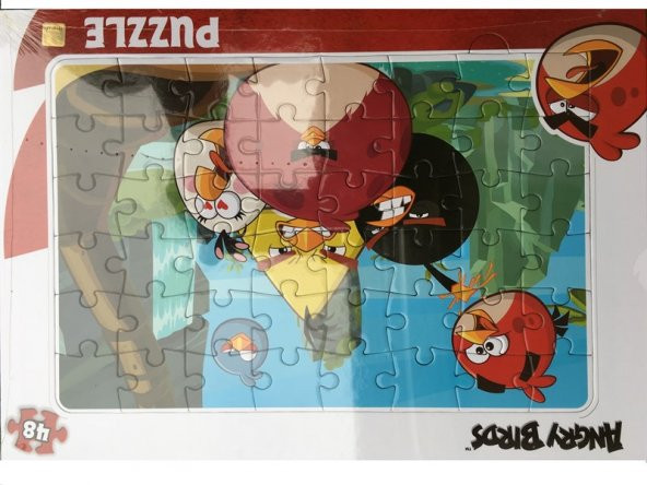 Angry Birds 48 Parça Lisanslı Frame Puzzle