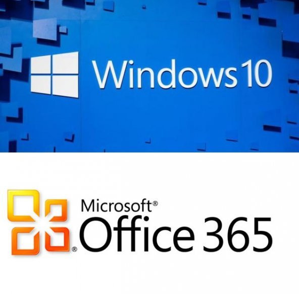 Windows 10 Pro & Microsoft Office 365 5 Kullanım 1 TB OneDrive
