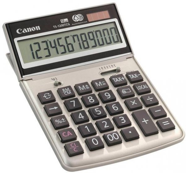 CANON TS-1200 TCG 12 HANE MASAÜSTÜ HESAP MAKİNESİ - 1