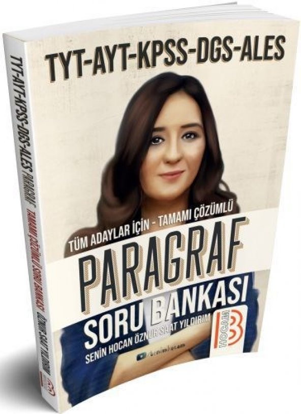 Benim Hocam Yayınları 2019 Tüm Sınavlar İçin Paragraf Soru Bankası