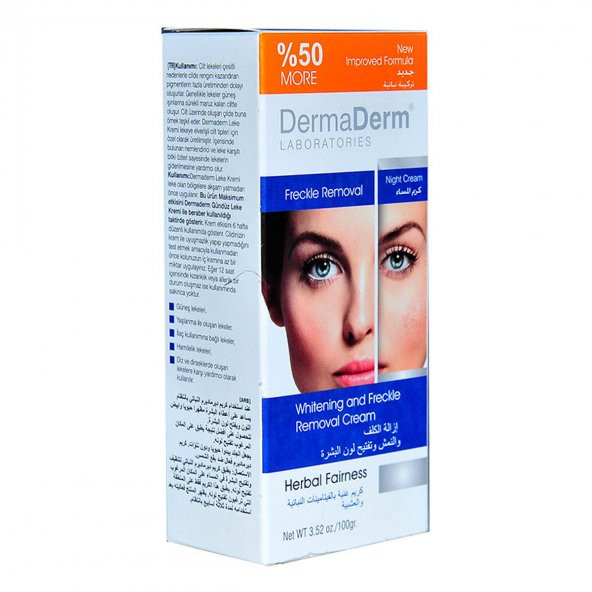 Dermaderm Leke Giderici Cilt Beyazlatıcı Gece Kremi 100 GR - 5