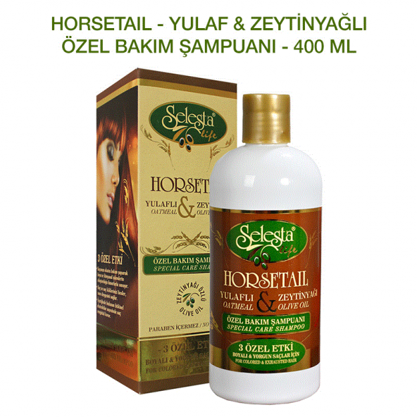 SELESTA Life Şampuan Zeytinyağlı & Yulaf Boyalı Saç 400ml