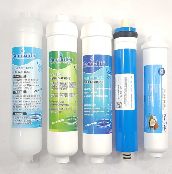 Damlalife Su Arıtma Inline Vontron Membranlı 5 Li Filtre Seti - 2