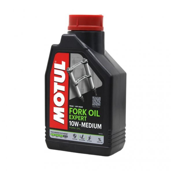 Motul Fork Oil Expert Medium 10W 1 Lt Amartisör Yağı (2 Adet) - 3