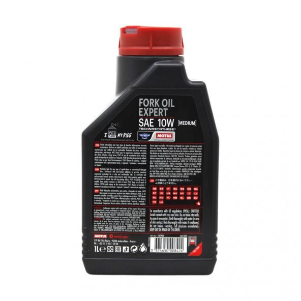 Motul Fork Oil Expert Medium 10W 1 Lt Amartisör Yağı (2 Adet) - 4