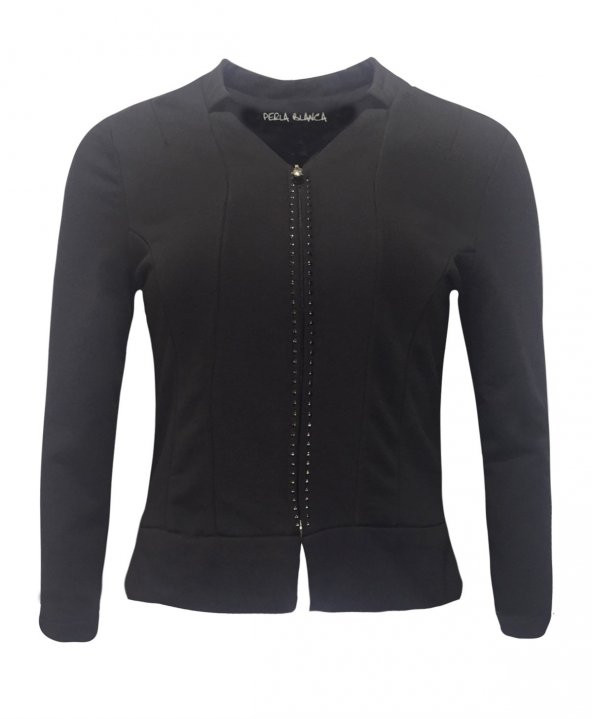 Janset Moda PB-UB3010 Bayan Siyah Bluz - 2