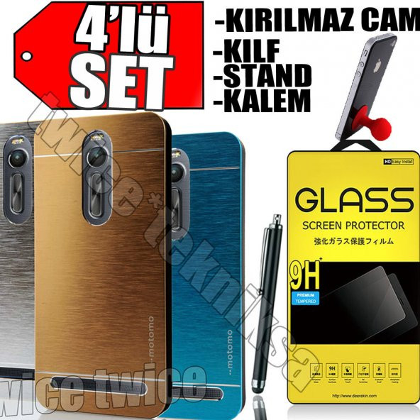 Asus Zenfone 2 laser Kılıf ZE550K 5,5inch Motomo - 2