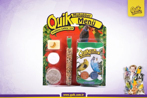 Quik Muhabbet Kuşu  Menü 6'lı - 3