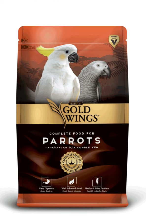 Gold Wings Premium Papağan Yemi 750 gr 5'li - 2