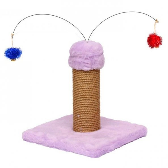 Kısa İki Oyuncaklı Kedi Tırmalama - 9