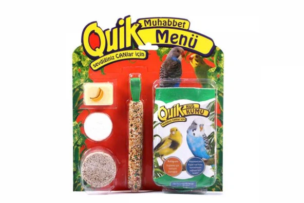 Quik Muhabbet Kuşu  Menü 6'lı