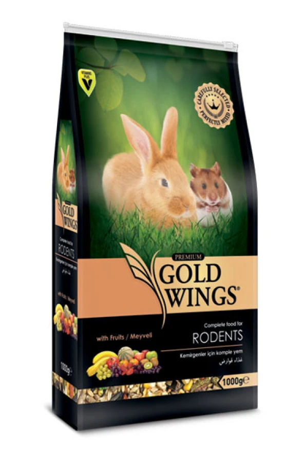 Gold Wings Premium Kemirgen Yemi 750 gr 5'li