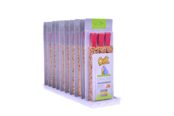 Quik Muhabbet Kuşu Meyveli Kraker 3'lü 10'lu