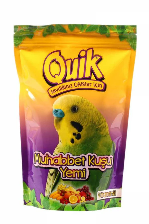 Quik Muhabbet Kuşu Yemi 400 gr 10'lu