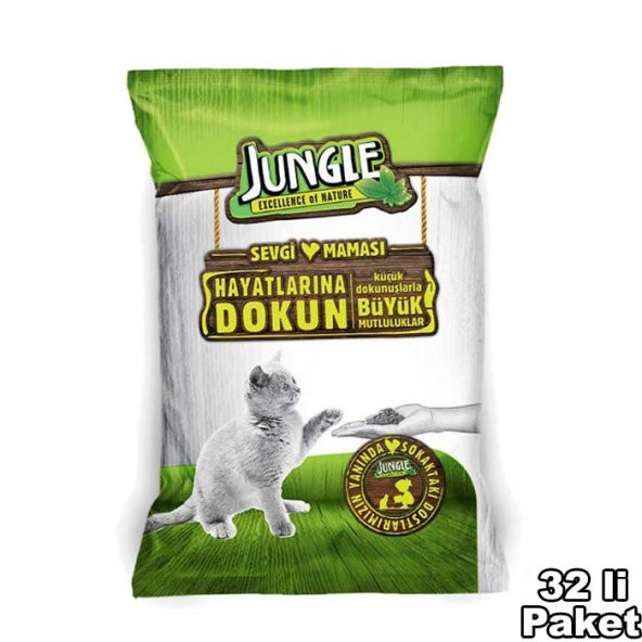Jungle Sevgi Maması Kedi 100 gr-32 Adet - 5