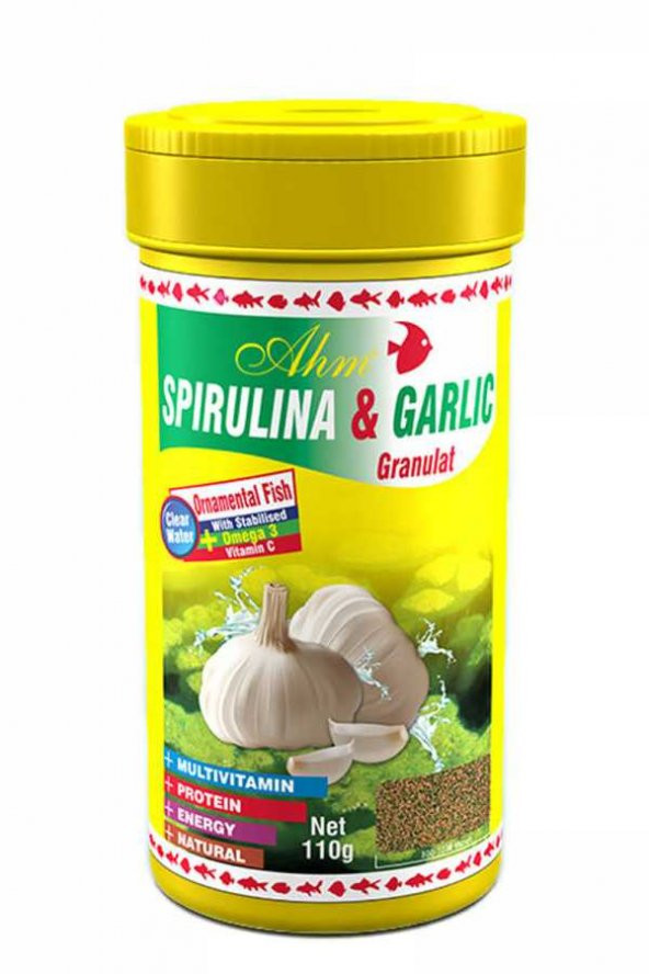 Spirulina Garlic Sarımsaklı 250 ml  12 Adet